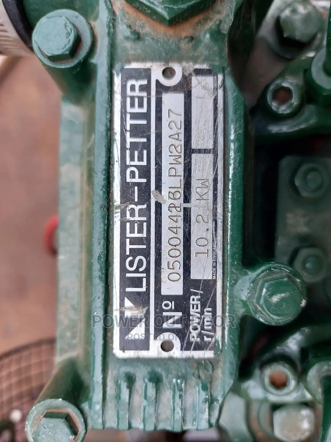 10 Kva Lister-Petter UK