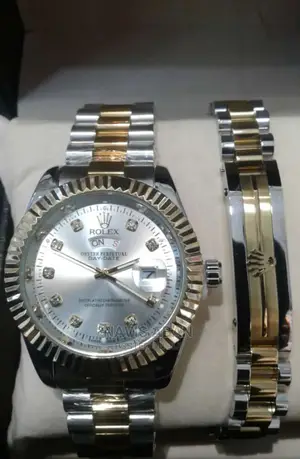 Rolex Mixed Gold Silver and Its Bracelet