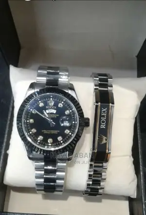 Rolex Mixed Black and Silver