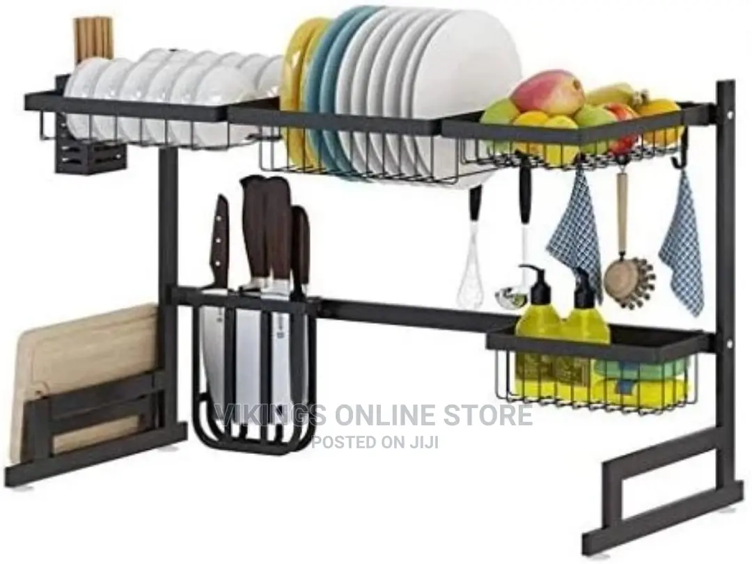 Dish Drying Draining Rack, Over the Sink Display Stand