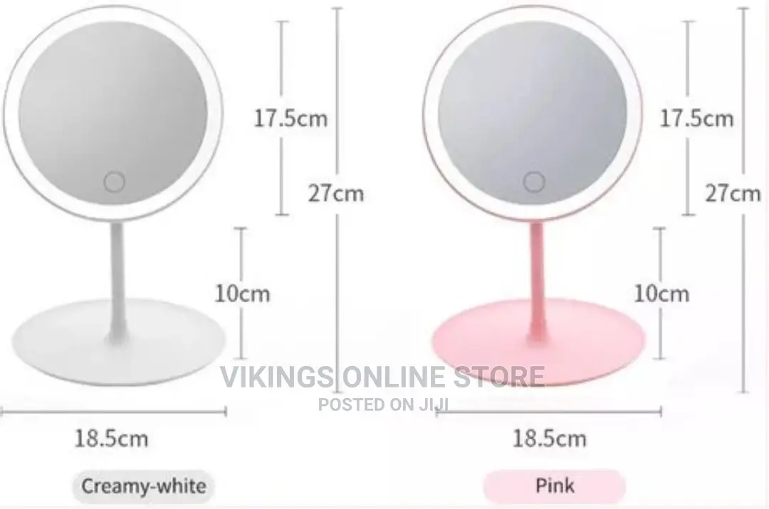 Rechargeable LED Touch Screen Cosmetic Makeup Mirror Light