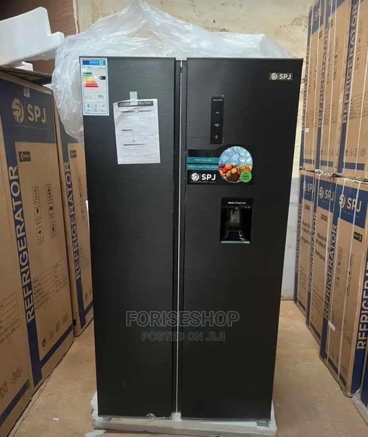 SPJ Refrigerator With Side by Side Dispenser