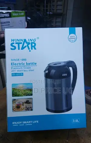 3.0 Litres Winningstar Kettle With 1 Years Warranty.