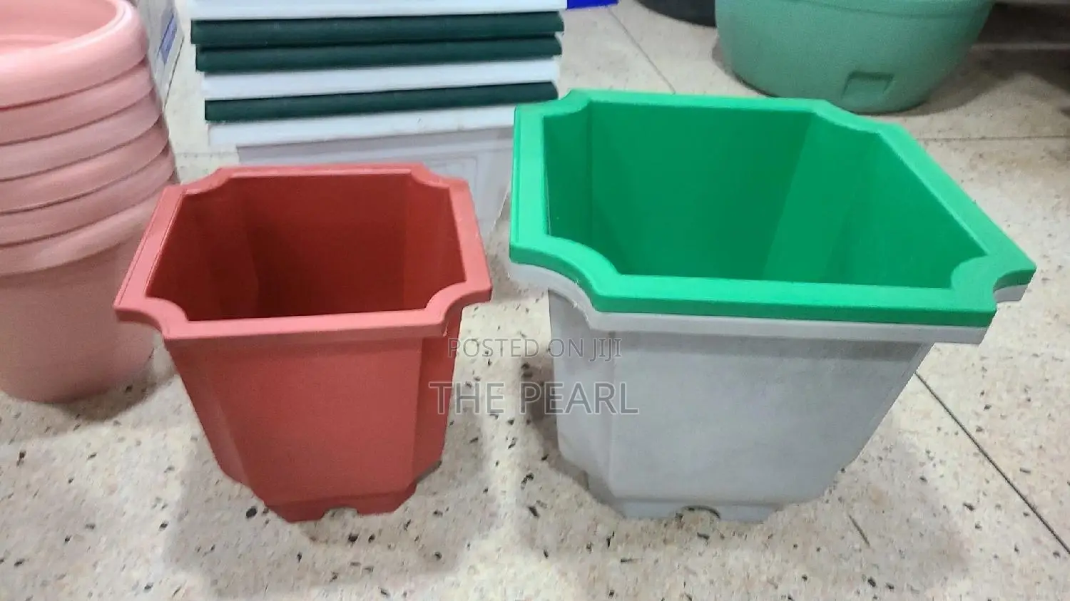 Plastic Squared Flower Pot
