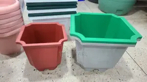 Plastic Squared Flower Pot