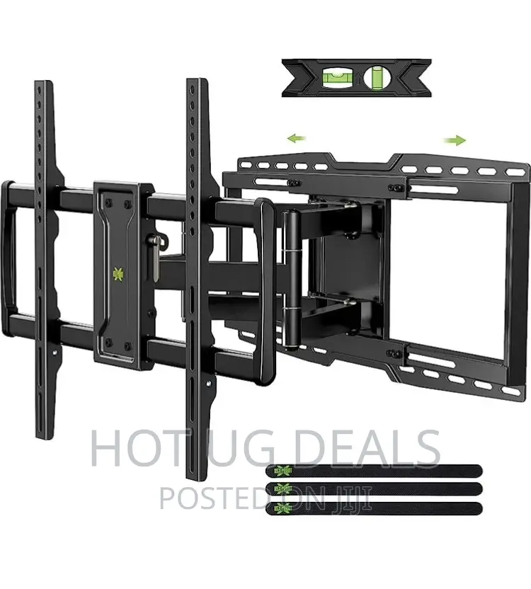 Lightbox 32” – 75′′Double Arm Strong Tv Wall Bracket – Black
