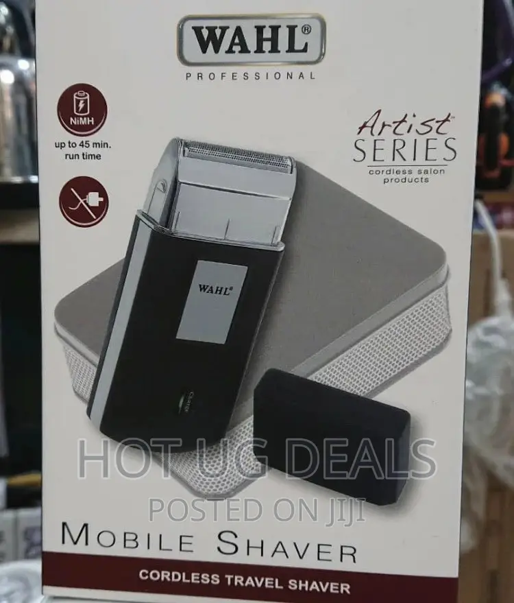 Rechargeable Wahl Mobile Shaver Cordless - Black