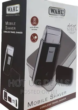 Rechargeable Wahl Mobile Shaver Cordless - Black