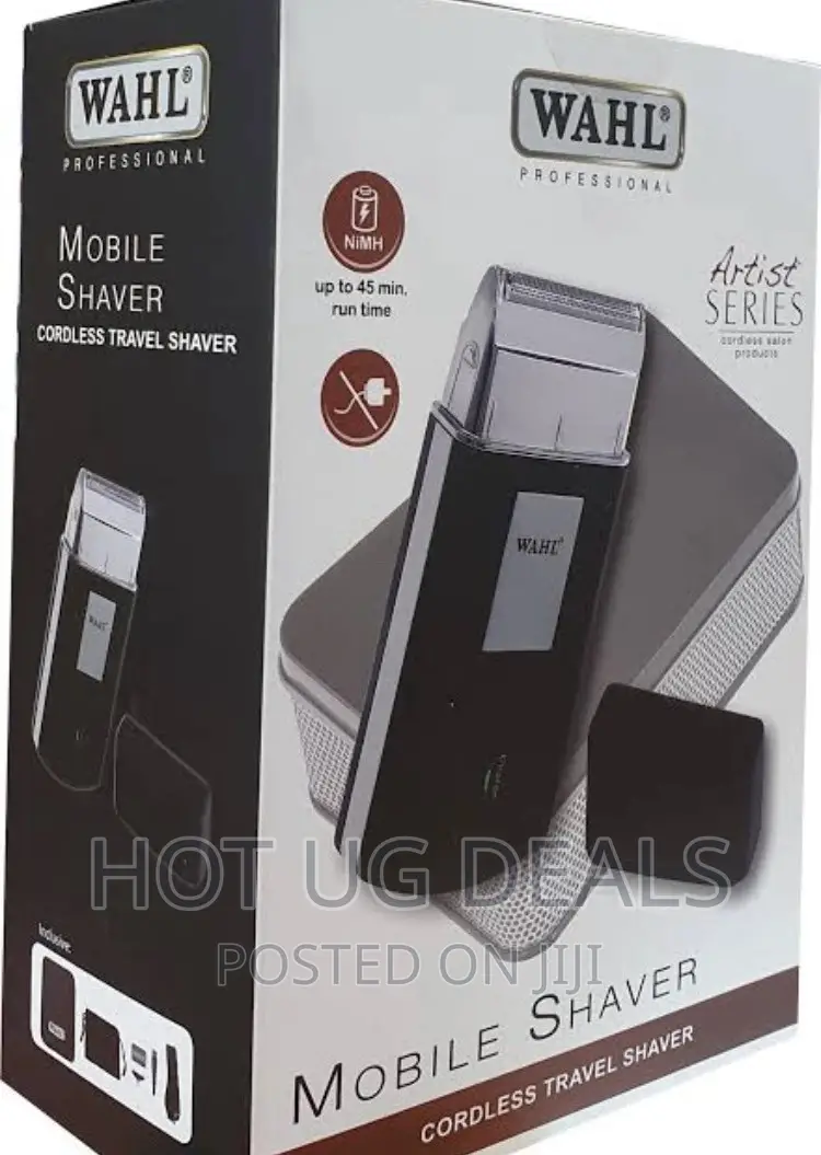 Rechargeable Wahl Mobile Shaver Cordless - Black