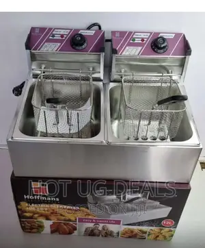Hoffmans Double Deep Fryer – 12 Litres