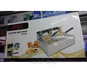 12L Double Deep Fryer- Silver