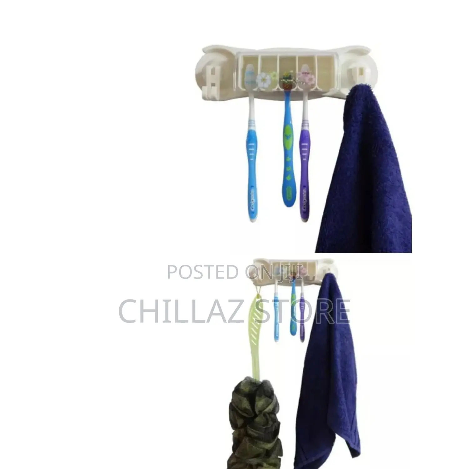 Wall Attachable Brush Hanger.