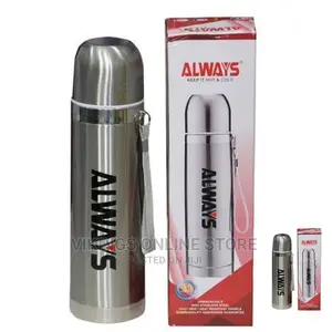 Always Hot Cold Unbreakable Stainless Steel Flask, 0.5L –