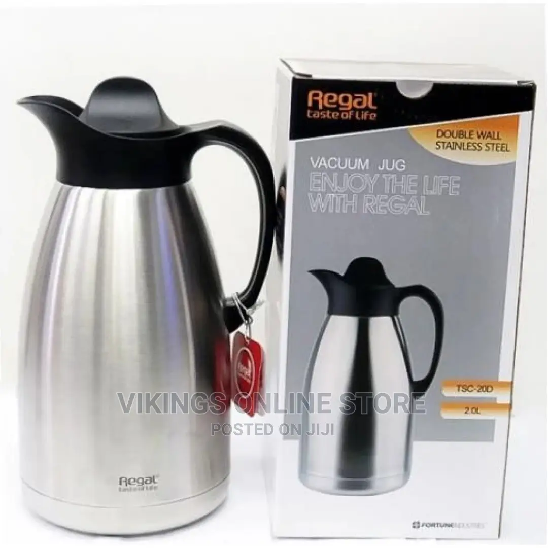 Regal 2 Liters Unbreakable Vacuum Flask Stainless Steel