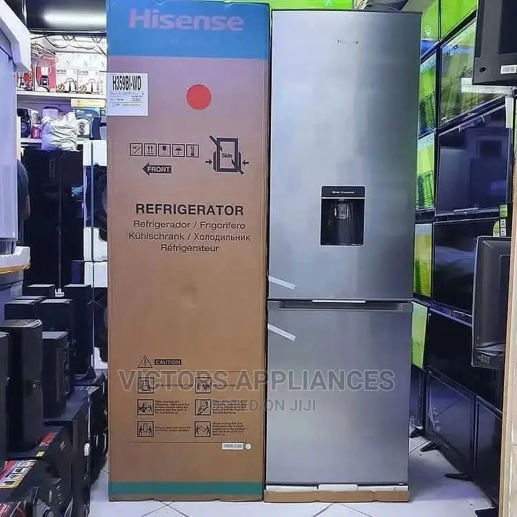 Hisense 341litres Bottom Freezer Double Door Refrigerator