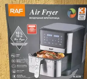 RAF 10L Digital Air Fryer - Silver