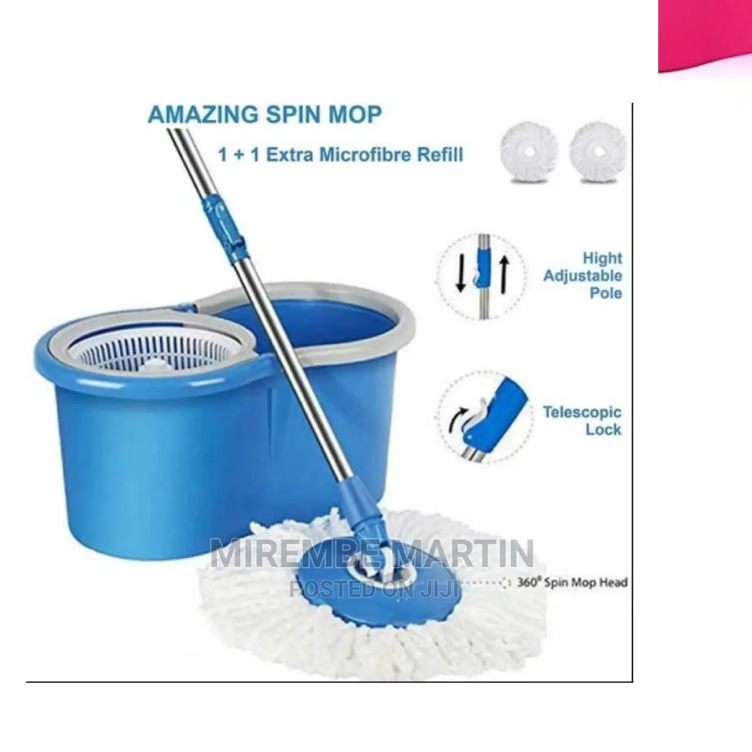 Movable Spin Mopper