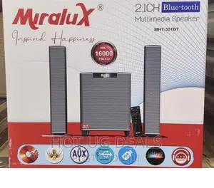 2.1 Miralux Home Theater Soundbar With Remote - Grey