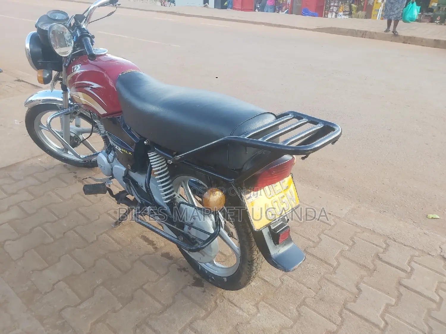 TVS XL 100 2009 Red