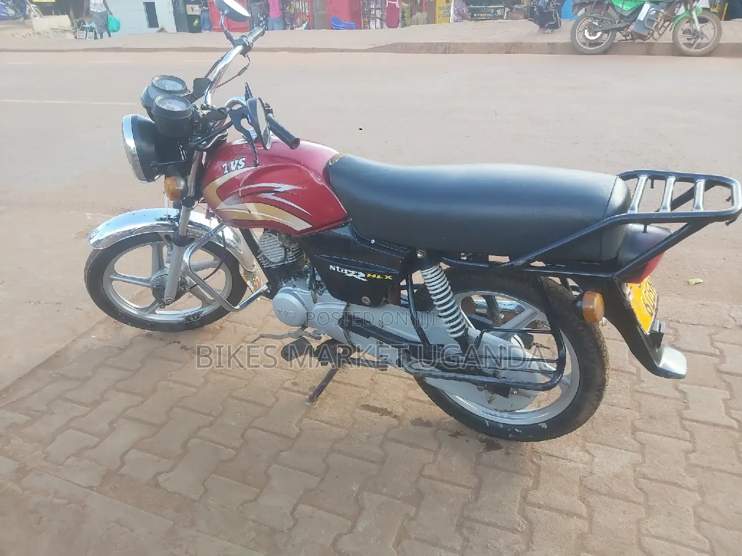 TVS XL 100 2009 Red