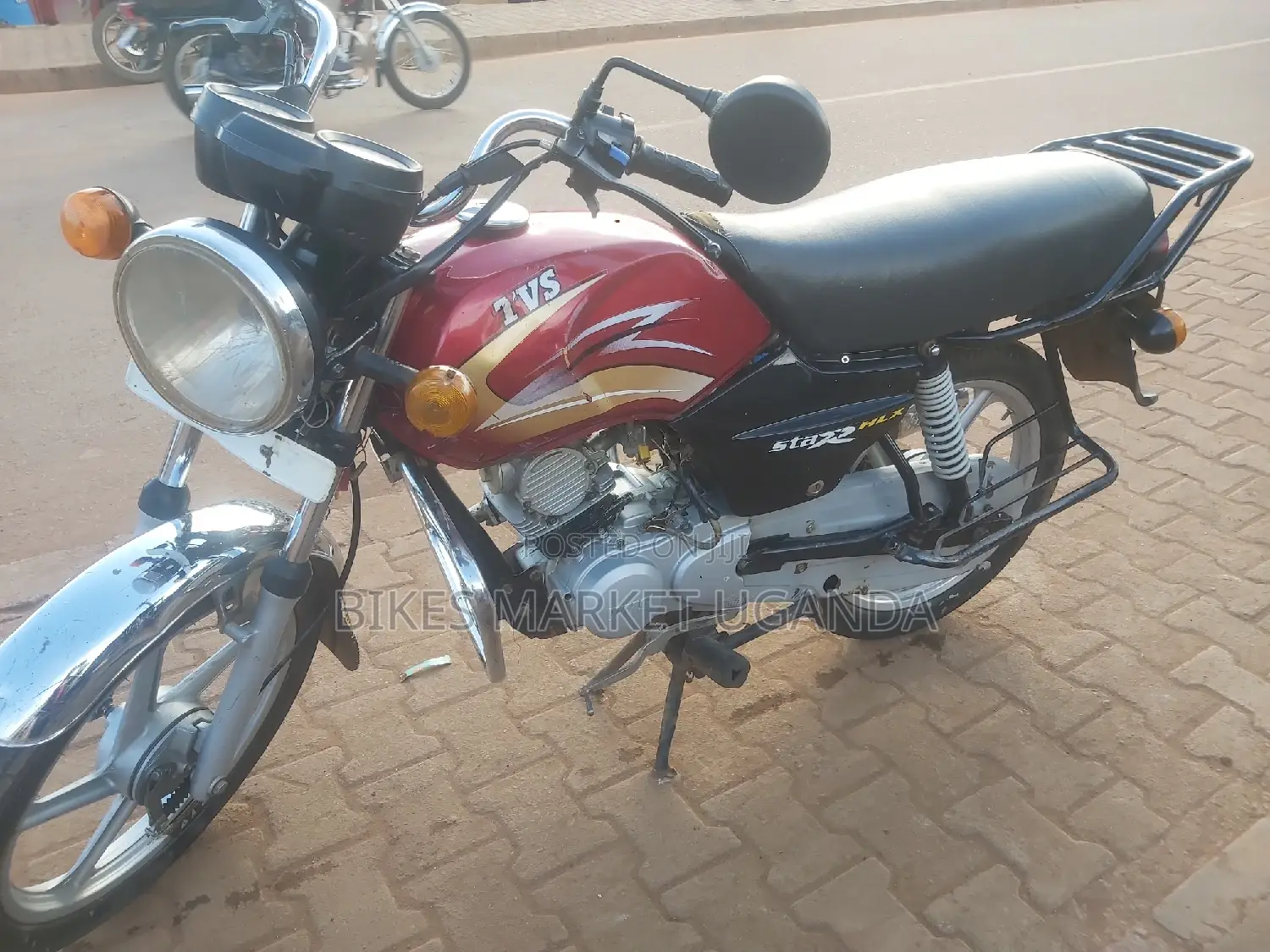 TVS XL 100 2009 Red