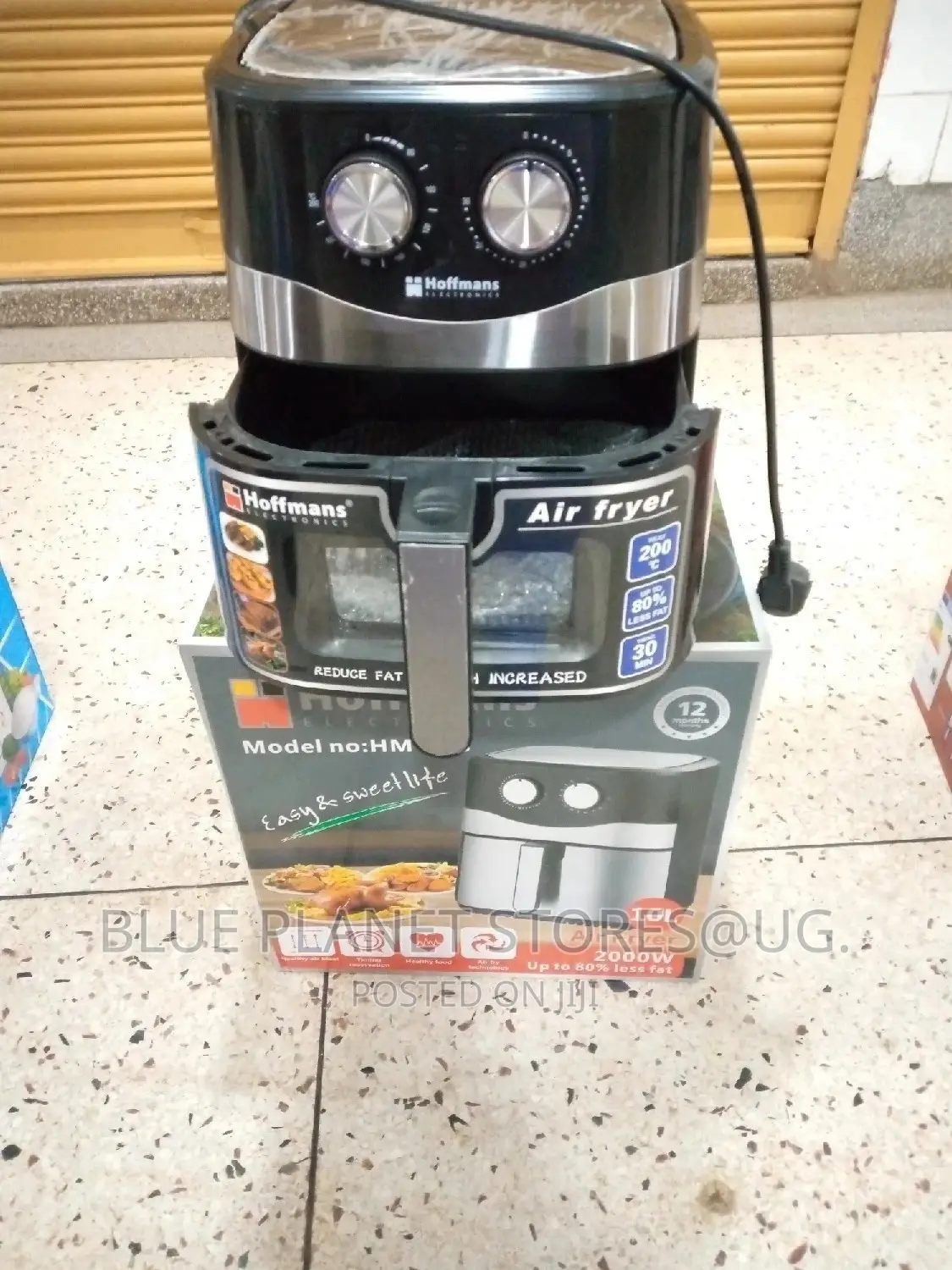 HOFFMANS 10litres Electric Airfryers \\ 2000w \\ HM-778