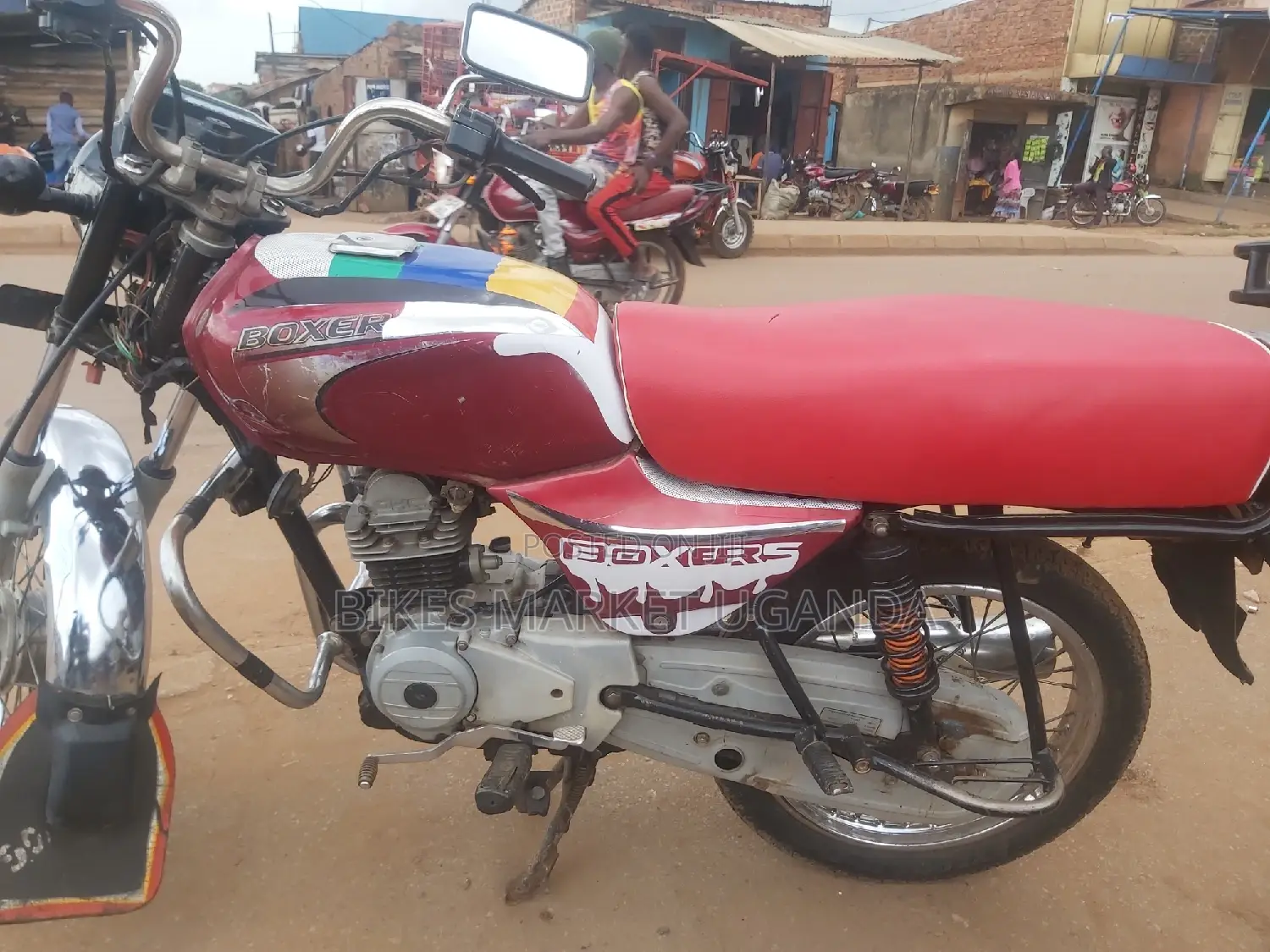 New Bajaj Boxer 100 2017 Red