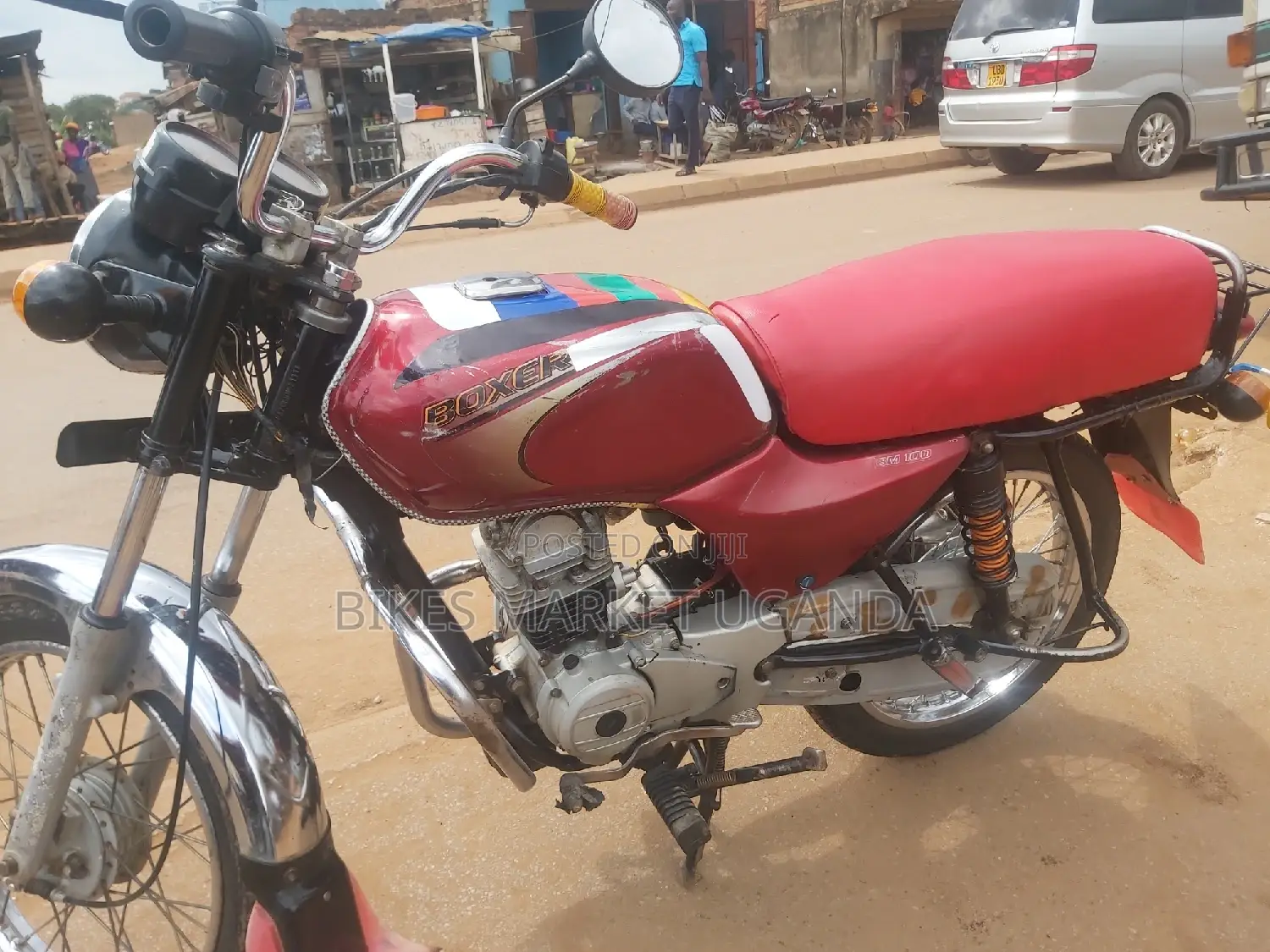 New Bajaj Boxer 100 2017 Red