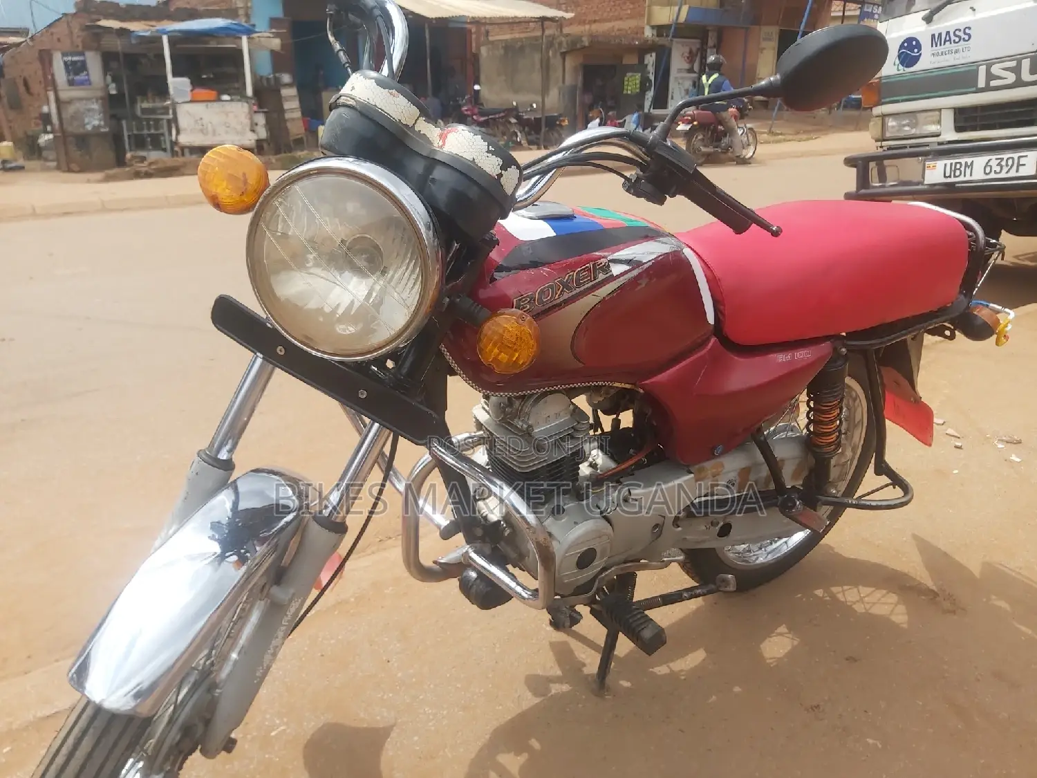 New Bajaj Boxer 100 2017 Red