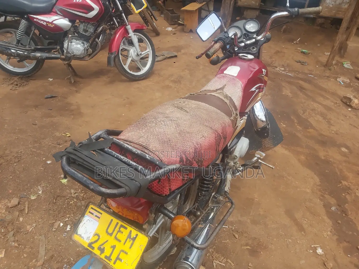 TVS XL 100 2017 Red