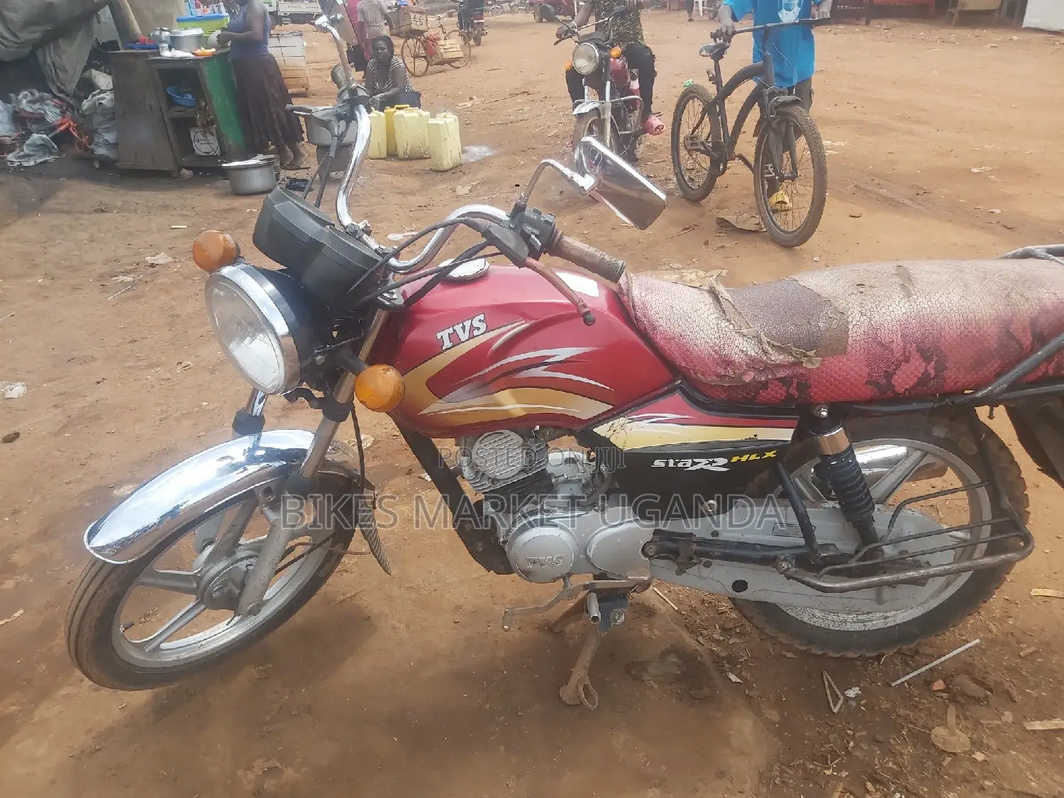 TVS XL 100 2017 Red