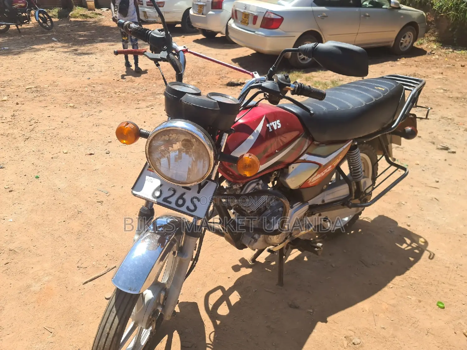 TVS HLX 125 2018 Red