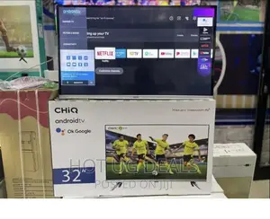 Chiq 32-inch Android Smart Led Tv Free-to-air With Bluetooth