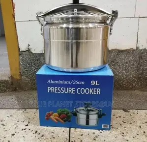 GENERIC 9.0litres Ordinary Pressure Cooker \\ Aluminium/26cm