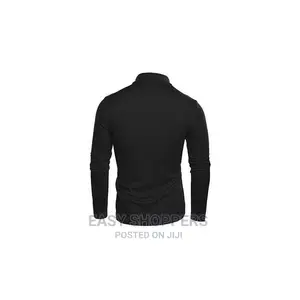 Unisex Turtle Neck -Black