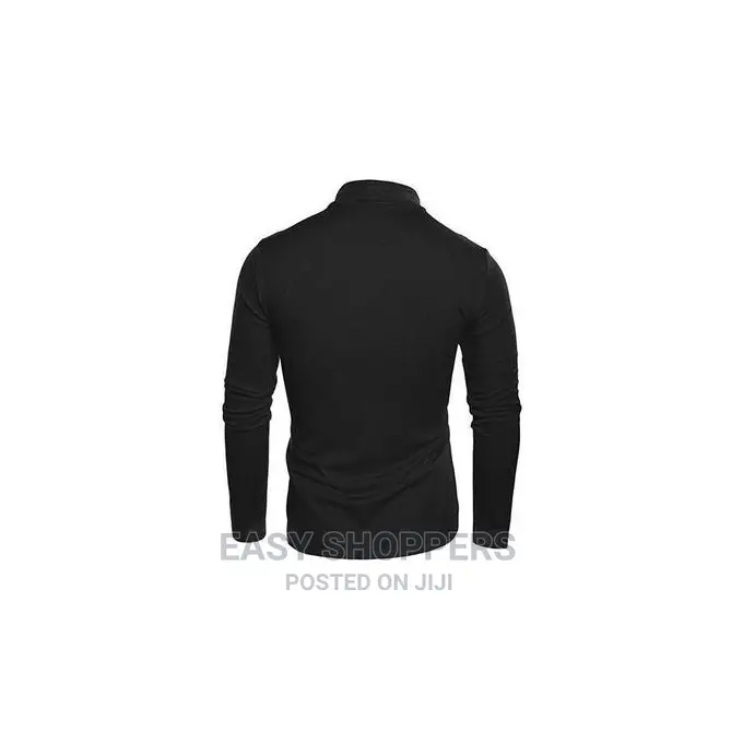 Unisex Turtle Neck -Black