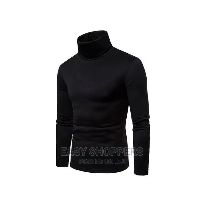 Unisex Turtle Neck -Black