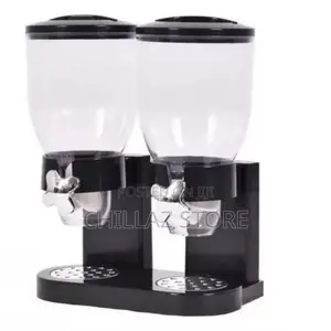 Double Cereal Dispenser.