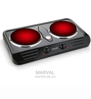 Ceremic Infrared Saachi Double Hot Plate