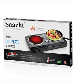 Ceremic Infrared Saachi Double Hot Plate