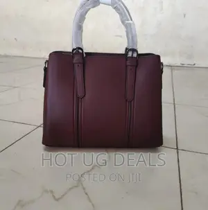 Ladies Classic Handbag - Maroon
