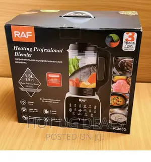 Raf Heating Professional Blender 1.8L -Black