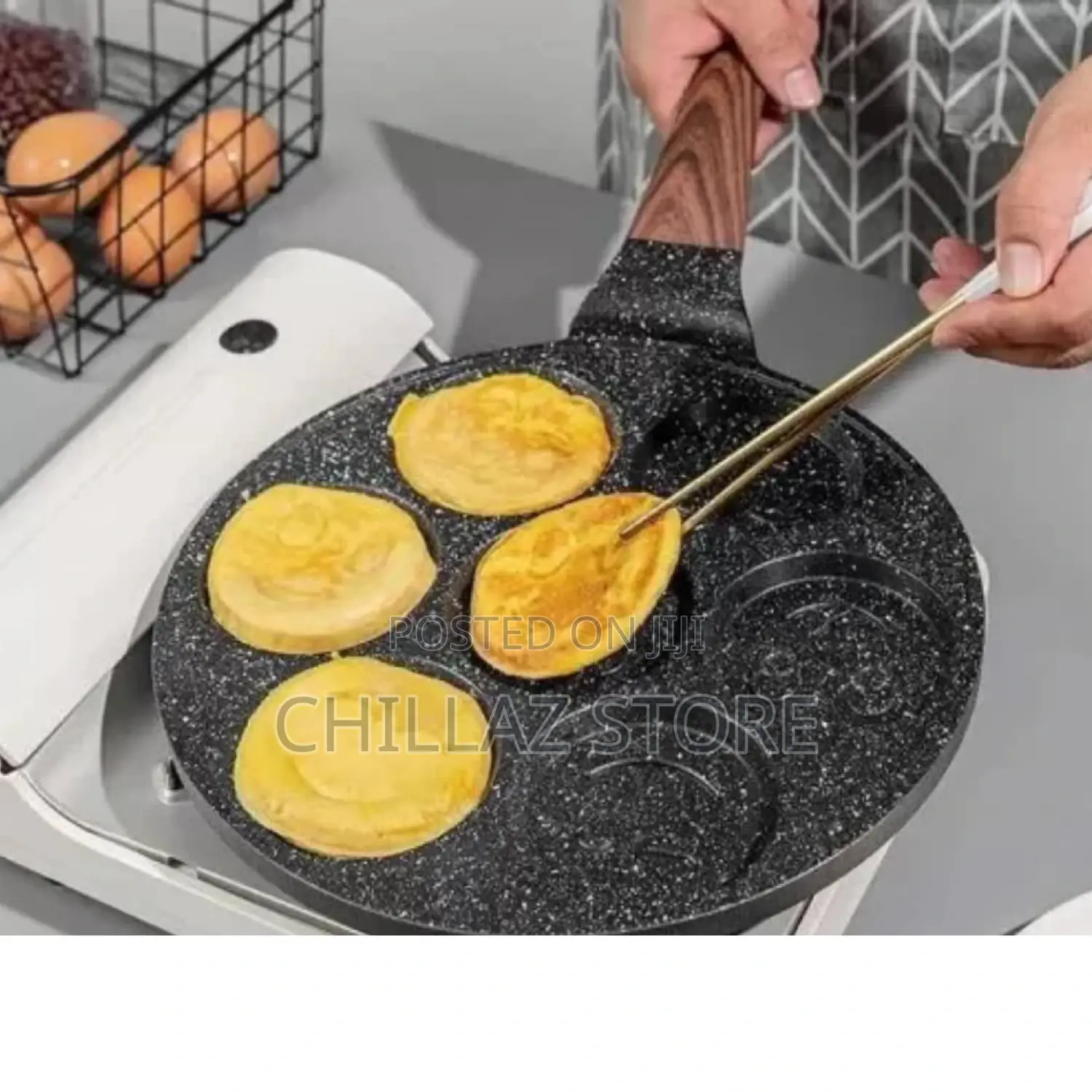 Non Stick Smiley Faces Crepes Pan Cake Maker.