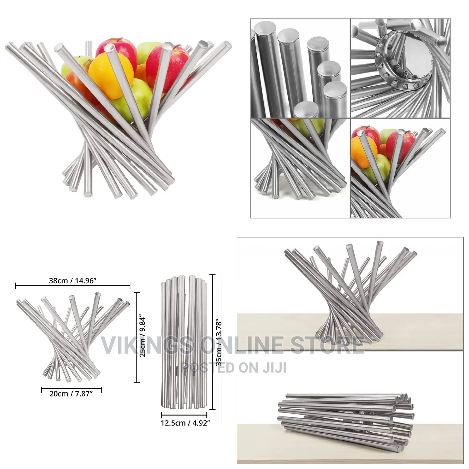 Stainless Steel Collapsible Creative Fruit Basket –