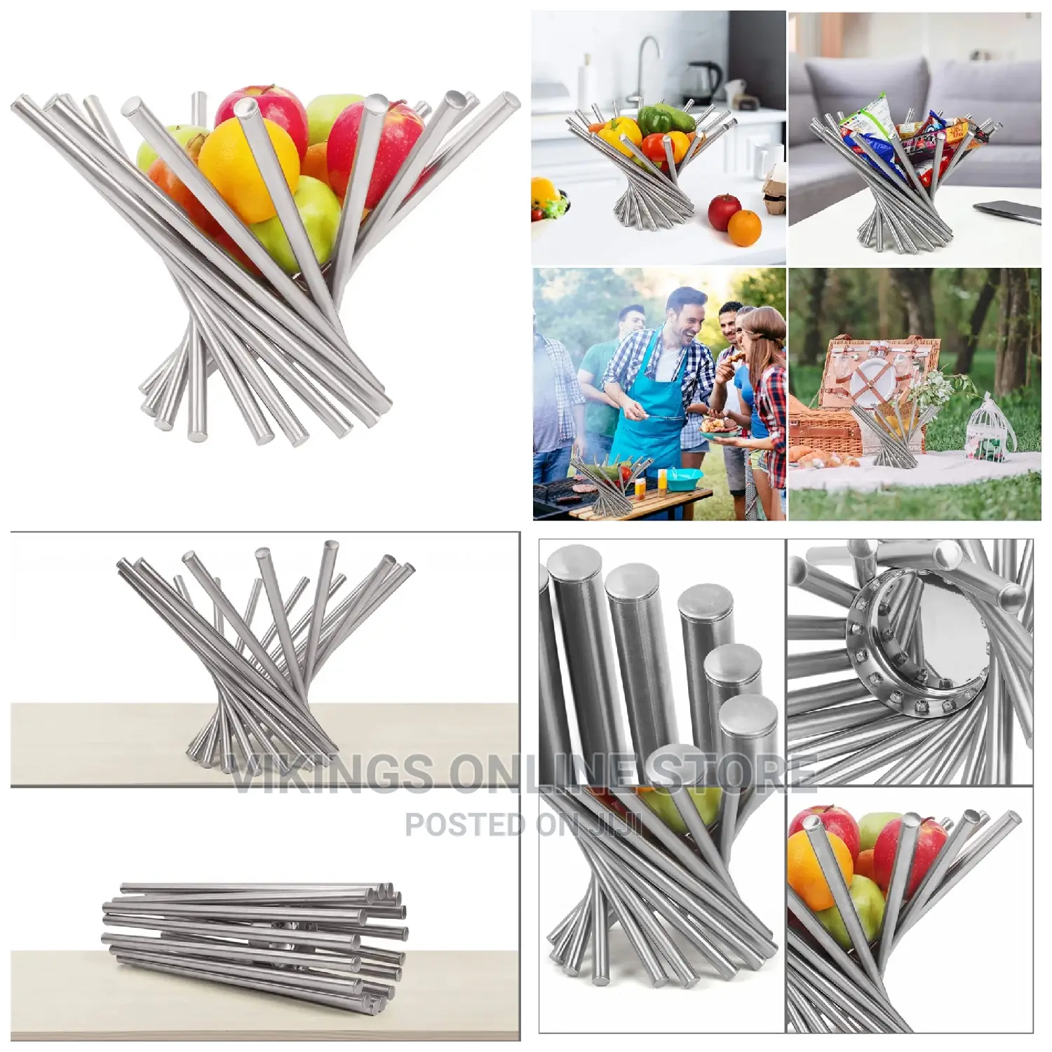 Stainless Steel Collapsible Creative Fruit Basket –