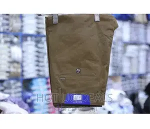 Men’S Classy Khaki Trousers - Brown