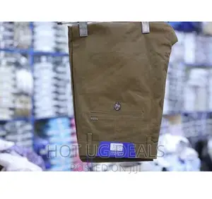 Men’S Classy Khaki Trousers - Brown