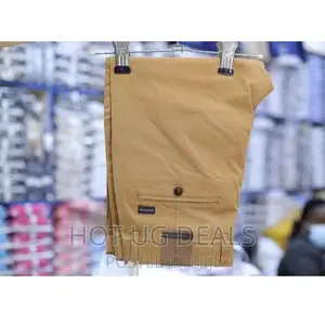 Men’S Classy Khaki Trousers - Brown