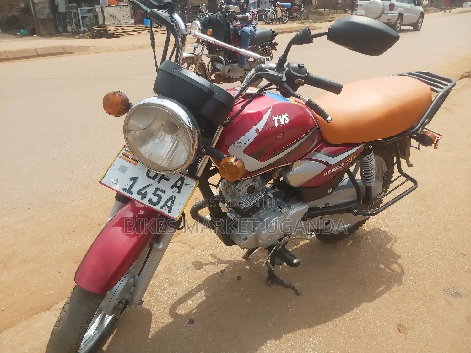 New TVS HLX 125 2019 Red