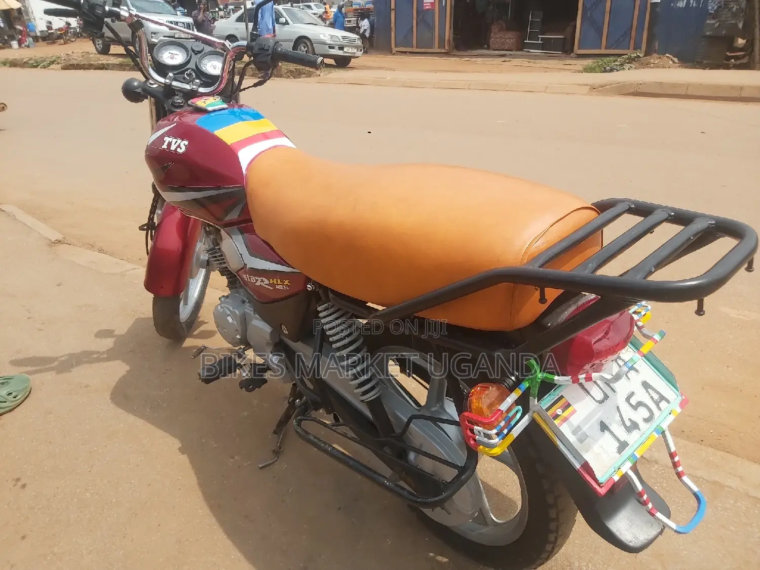 New TVS HLX 125 2019 Red
